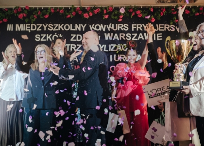 III Międzyszkolny Konkurs Fryzjerski Szkół ZDZ w Warszawie. MISTRZ STYLIZACJI - FRYZURA, MODA i URODA. Tematyka: 